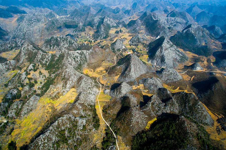 Dong Van Karst Plateau landscape